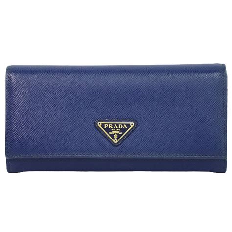 prada saffiano triangle continental flap wallet